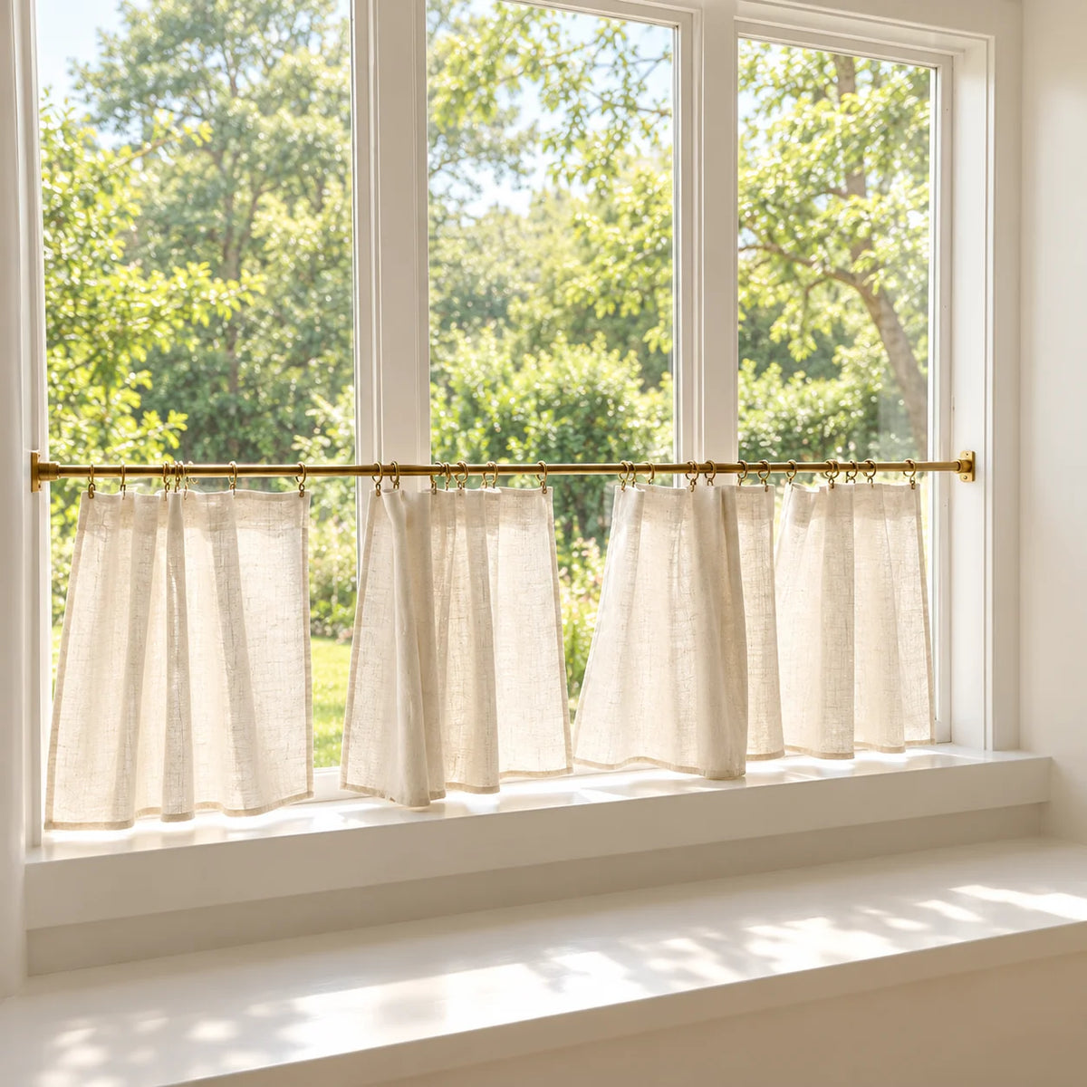 Custom Solid Brass Curtain Rods