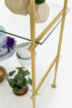 Kitchen Bistro Shelving With Tempered glass Shelves
